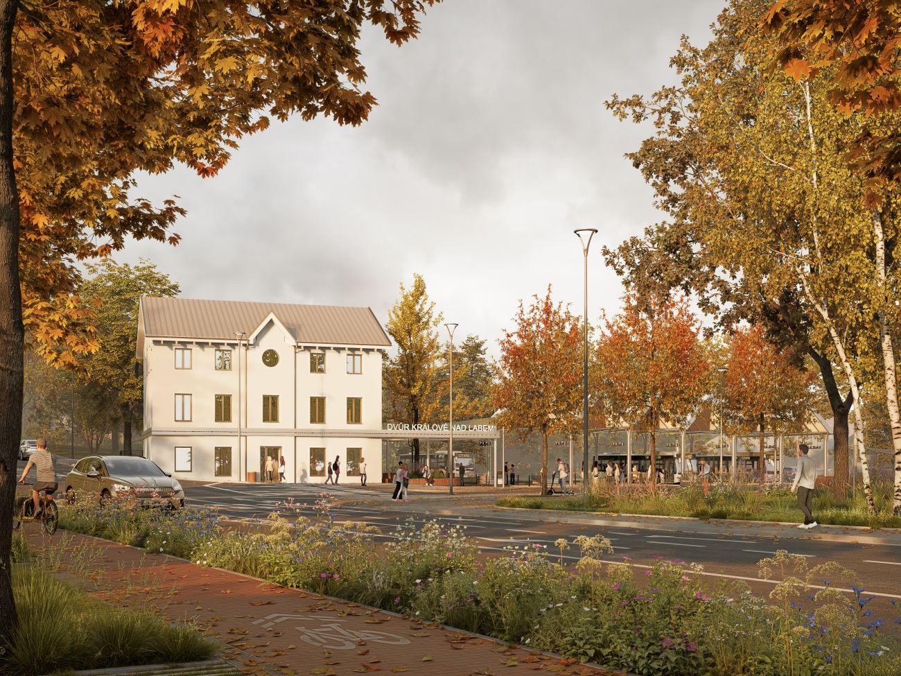 Revitalizace multimodálního uzlu ve Dvoře Králové nad Labem